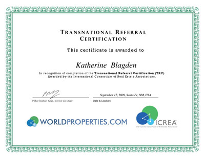 Transnational Referral Certification